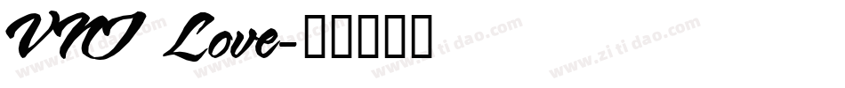 VNI Love字体转换